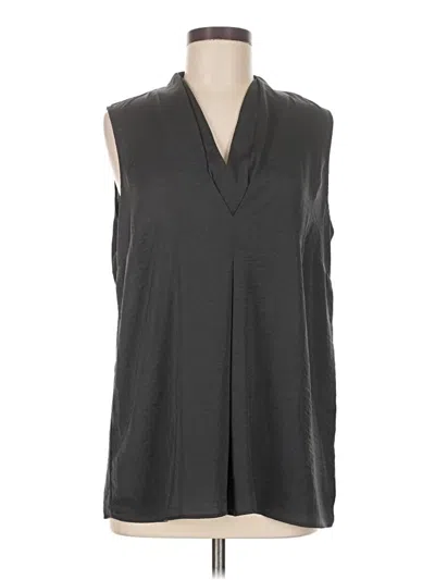 Pre-owned Cabi Sleeveless Blouse In Gray