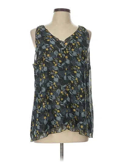 Pre-owned Cabi Sleeveless Blouse In Gray