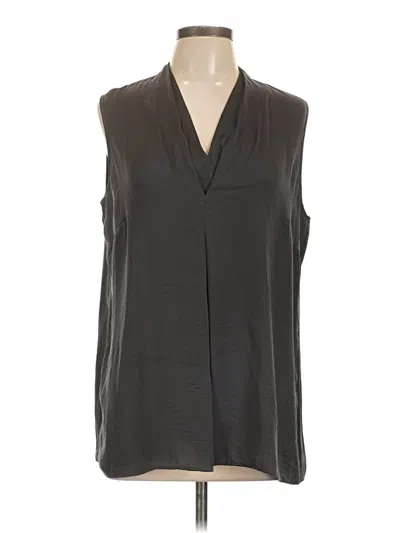 Pre-owned Cabi Sleeveless Blouse In Gray