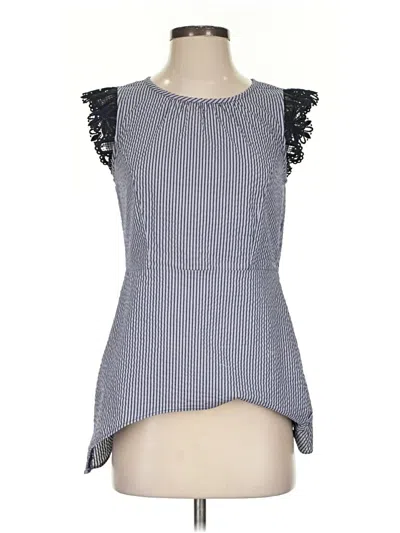Pre-owned Cabi Sleeveless Blouse In Gray
