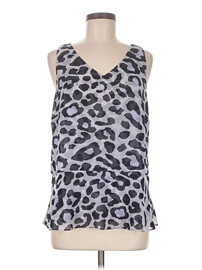 Pre-owned Cabi Sleeveless Blouse In Gray