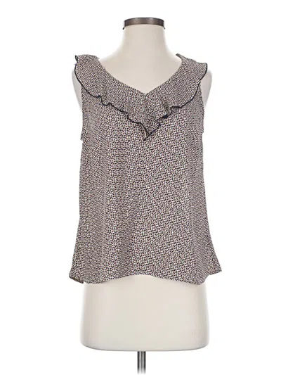 Pre-owned Cabi Sleeveless Blouse In Gray
