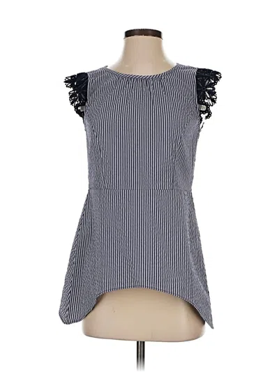 Pre-owned Cabi Sleeveless Blouse In Gray