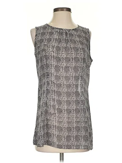 Pre-owned Cabi Sleeveless Blouse In Gray