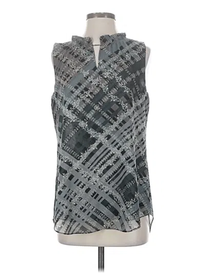 Pre-owned Cabi Sleeveless Blouse In Gray