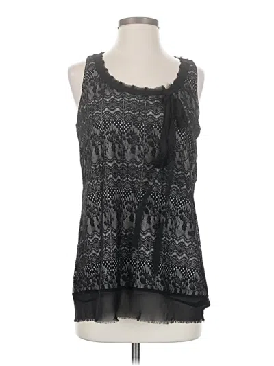 Pre-owned Cabi Sleeveless Blouse In Gray