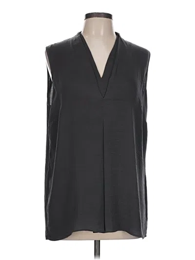 Pre-owned Cabi Sleeveless Blouse In Gray