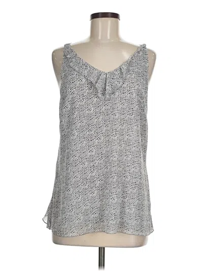 Pre-owned Cabi Sleeveless Blouse In Gray