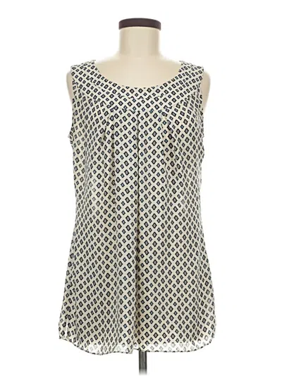 Pre-owned Cabi Sleeveless Blouse In Gray