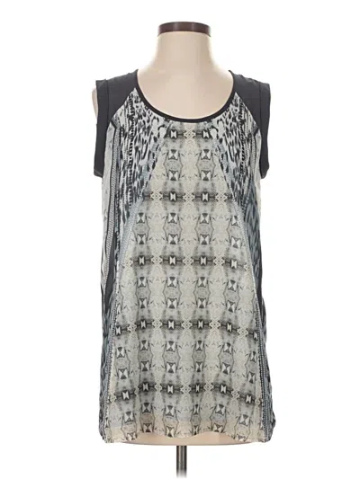 Pre-owned Cabi Sleeveless Blouse In Gray