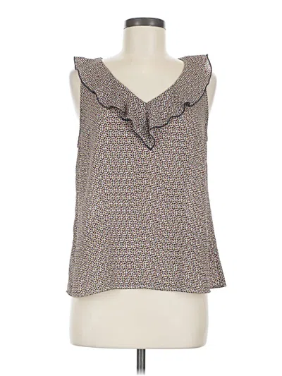 Pre-owned Cabi Sleeveless Blouse In Gray