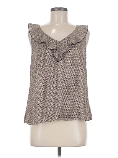 Pre-owned Cabi Sleeveless Blouse In Gray
