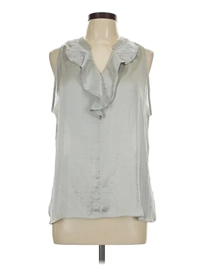 Pre-owned Cabi Sleeveless Blouse In Gray