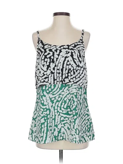 Pre-owned Cabi Sleeveless Blouse In Green