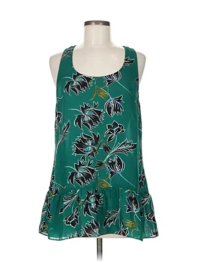 Pre-owned Cabi Sleeveless Blouse In Green