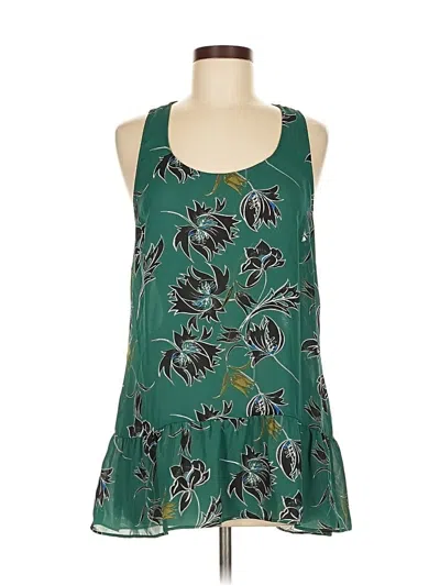 Pre-owned Cabi Sleeveless Blouse In Green