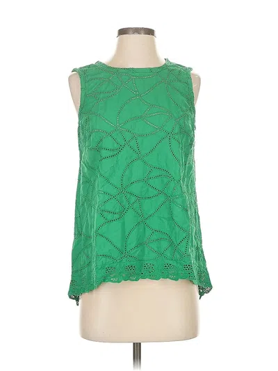Pre-owned Cabi Sleeveless Blouse In Green