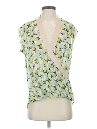 Pre-owned Cabi Sleeveless Blouse In Green