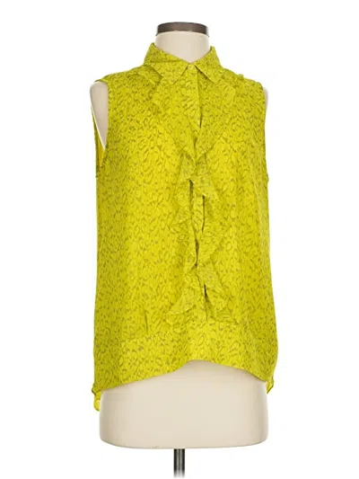 Pre-owned Cabi Sleeveless Blouse In Green