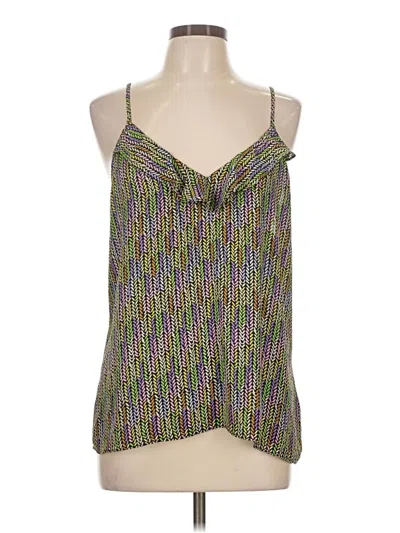 Pre-owned Cabi Sleeveless Blouse In Green