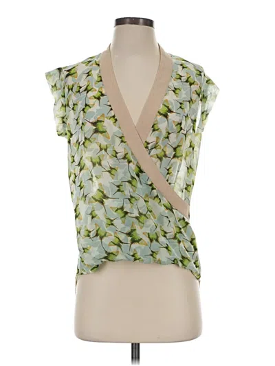 Pre-owned Cabi Sleeveless Blouse In Green
