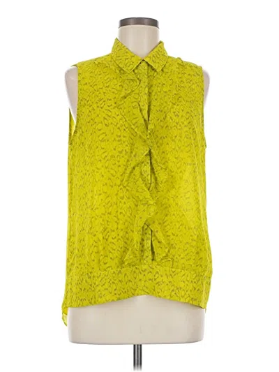 Pre-owned Cabi Sleeveless Blouse In Green