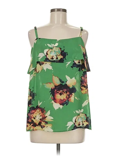 Pre-owned Cabi Sleeveless Blouse In Green