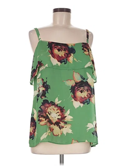 Pre-owned Cabi Sleeveless Blouse In Green