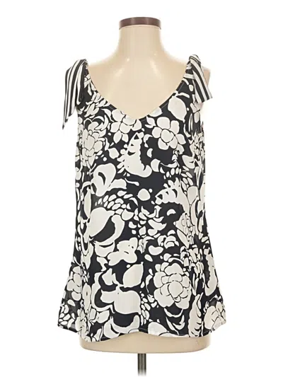 Pre-owned Cabi Sleeveless Blouse In Ivory