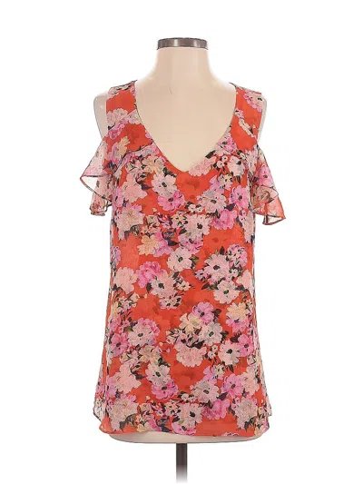 Pre-owned Cabi Sleeveless Blouse In Orange