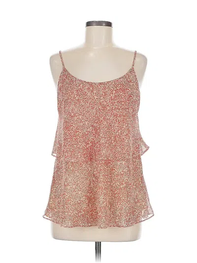 Pre-owned Cabi Sleeveless Blouse In Orange