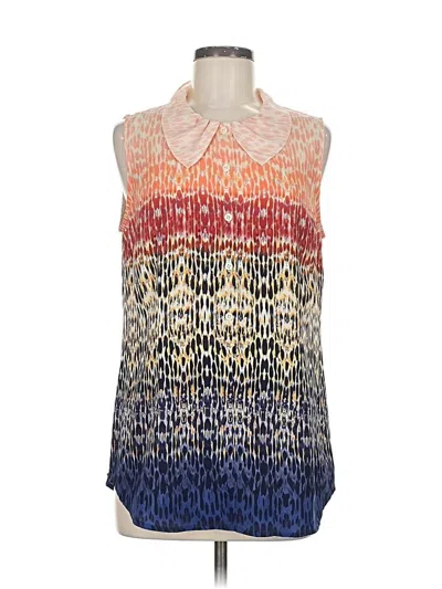 Pre-owned Cabi Sleeveless Blouse In Orange