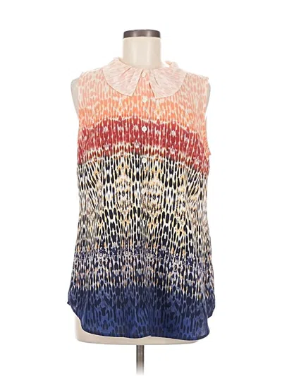 Pre-owned Cabi Sleeveless Blouse In Orange