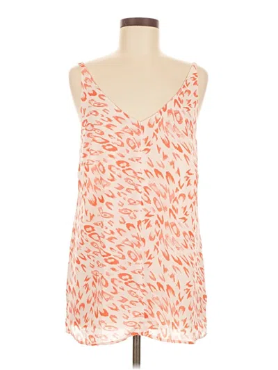 Pre-owned Cabi Sleeveless Blouse In Orange
