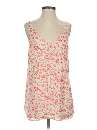Pre-owned Cabi Sleeveless Blouse In Orange