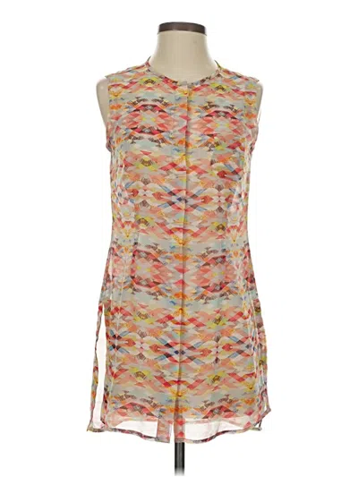 Pre-owned Cabi Sleeveless Blouse In Orange