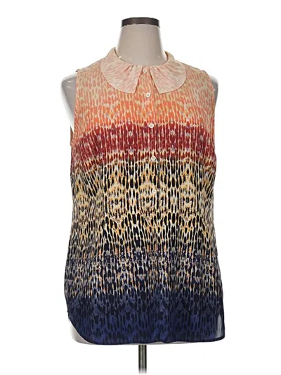 Pre-owned Cabi Sleeveless Blouse In Orange