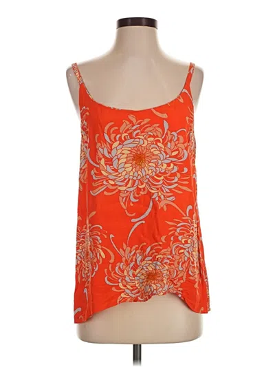 Pre-owned Cabi Sleeveless Blouse In Orange