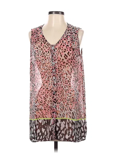 Pre-owned Cabi Sleeveless Blouse In Pink