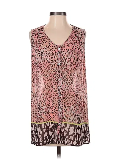 Pre-owned Cabi Sleeveless Blouse In Pink
