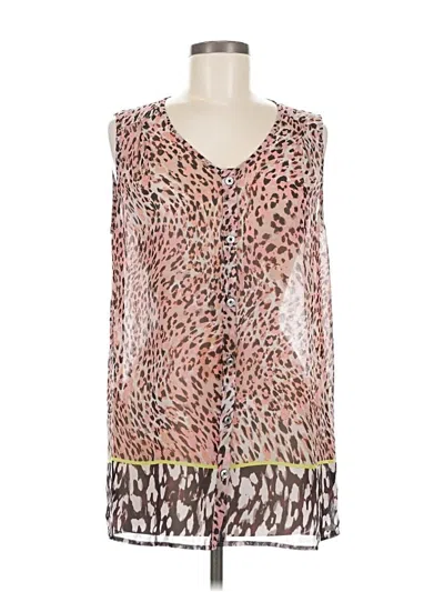 Pre-owned Cabi Sleeveless Blouse In Pink