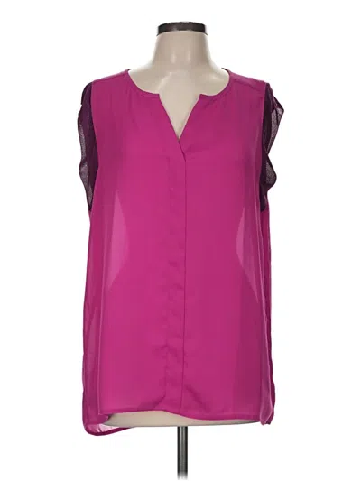 Pre-owned Cabi Sleeveless Blouse In Pink