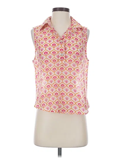 Pre-owned Cabi Sleeveless Blouse In Pink