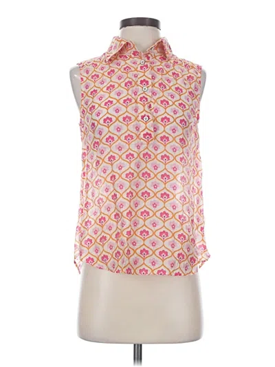 Pre-owned Cabi Sleeveless Blouse In Pink