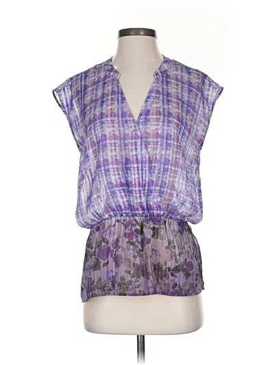 Pre-owned Cabi Sleeveless Blouse In Purple