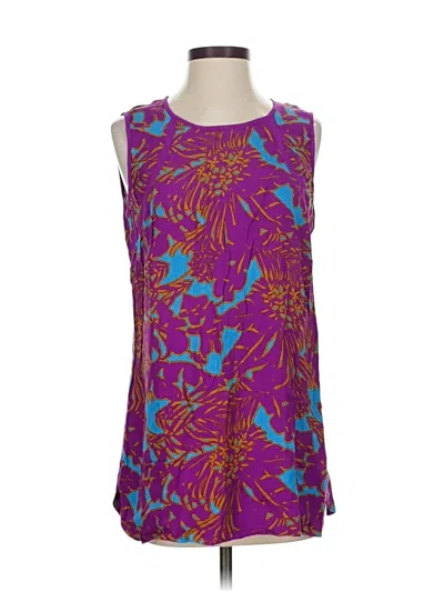 Pre-owned Cabi Sleeveless Blouse In Purple