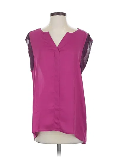 Pre-owned Cabi Sleeveless Blouse In Purple