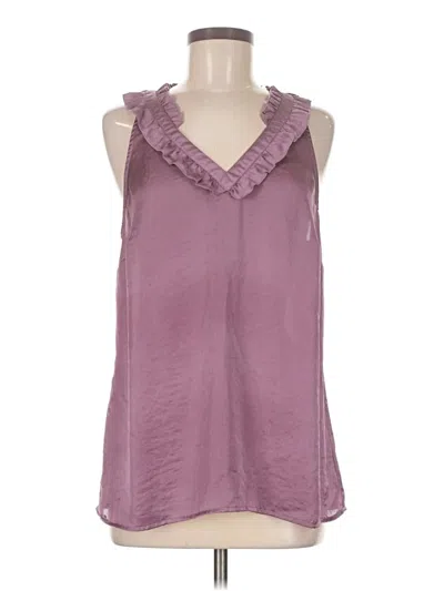 Pre-owned Cabi Sleeveless Blouse In Purple