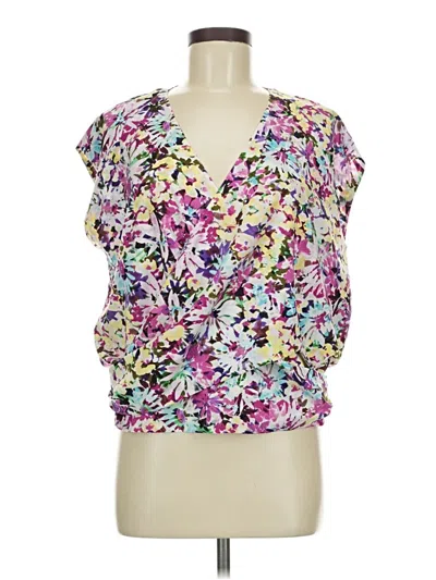 Pre-owned Cabi Sleeveless Blouse In Purple