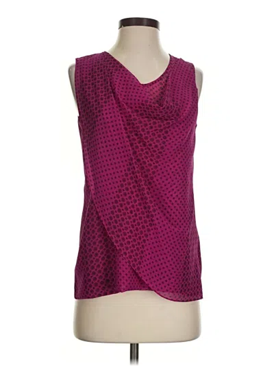 Pre-owned Cabi Sleeveless Blouse In Purple